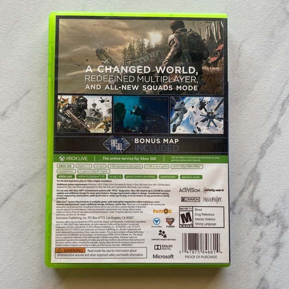 Xbox 360 Call of Duty: Ghosts Video Game - Picture 2 of 7